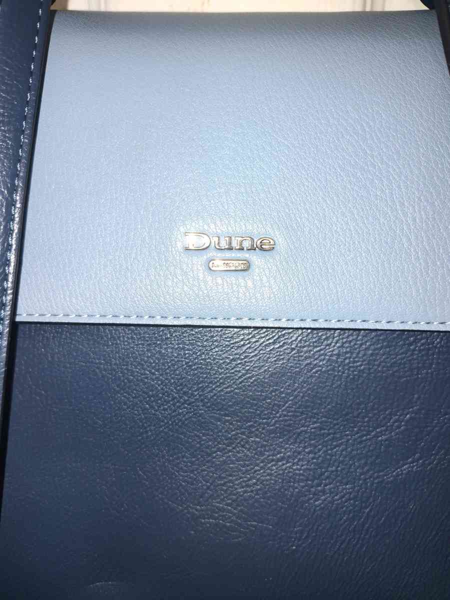 Dune London tote Blue and Ivory - Oceanside, California - FleaMarketBay