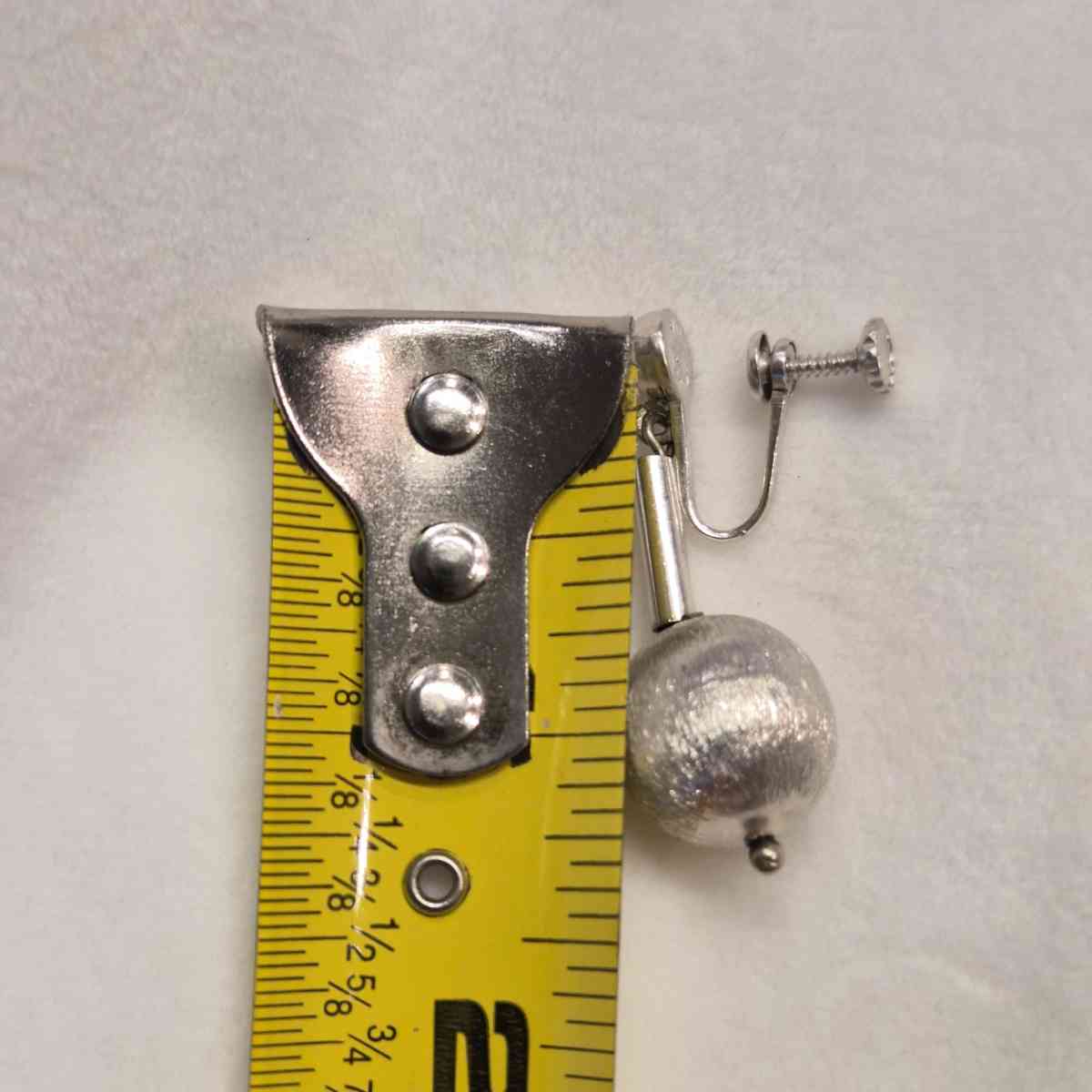 Sterling silver drop ball earrings - Trenton, New Jersey - FleaMarketBay