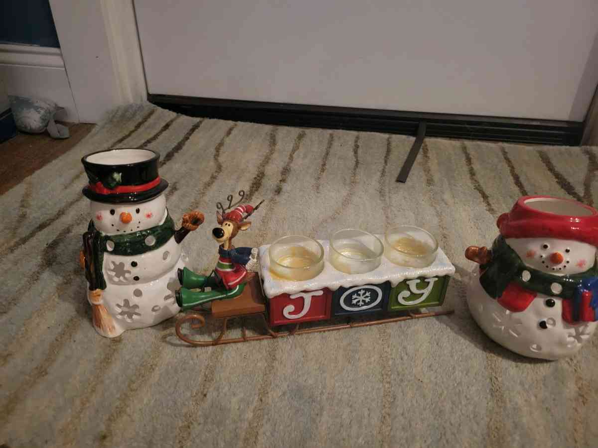 Christmas candle holders - Bethel, Connecticut - FleaMarketBay