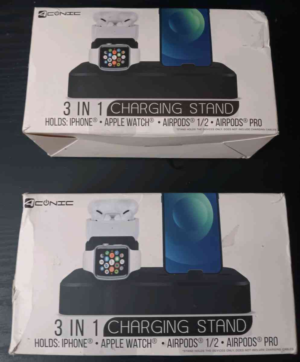 CONIC 3 IN 1 RUBBER CHARGING STAND - Bronx, New York - FleaMarketBay