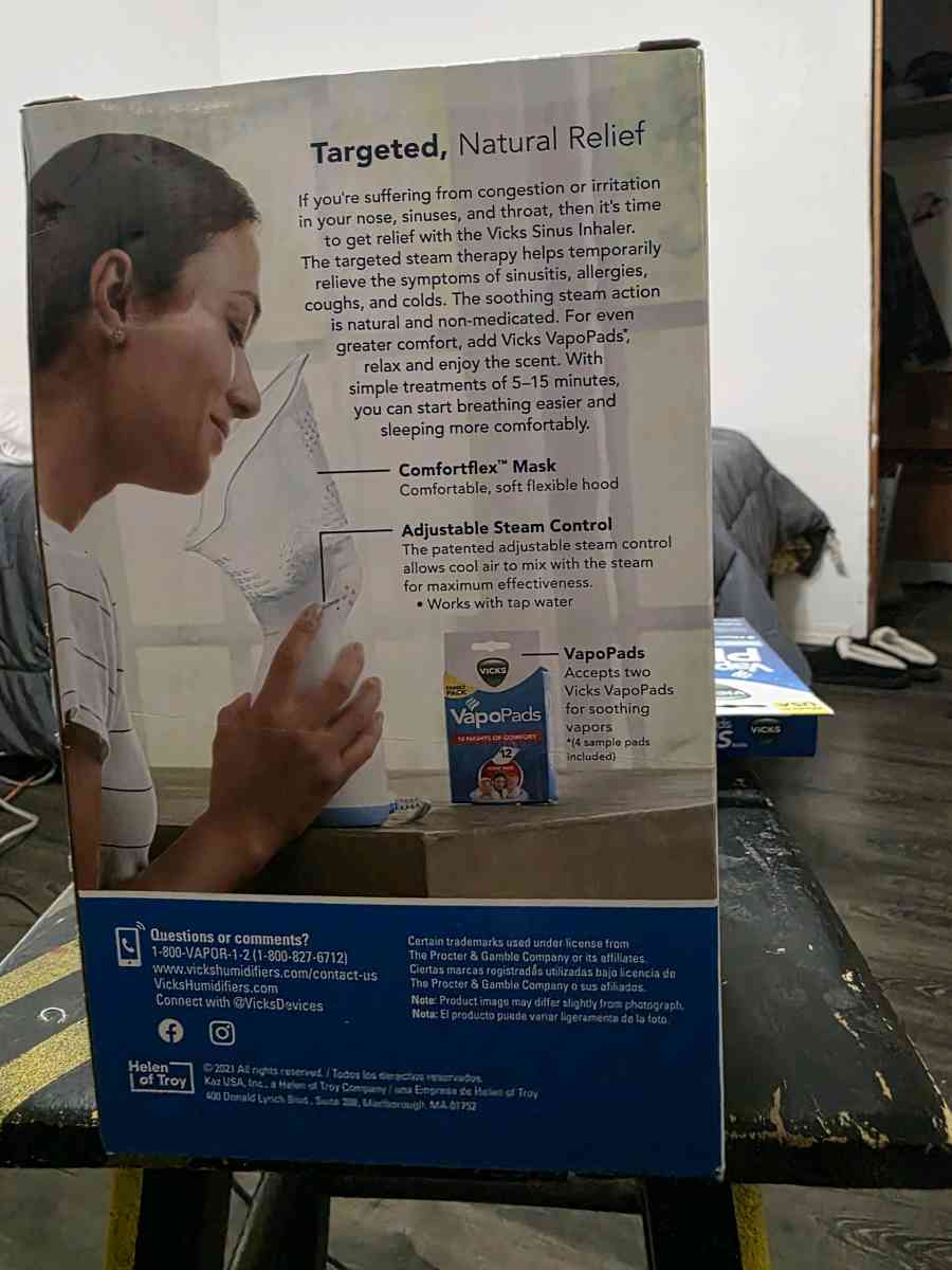Vicks Sinus Inhaler with 4 boxes of Vapor Pads - Bernalillo, New Mexico - FleaMarketBay