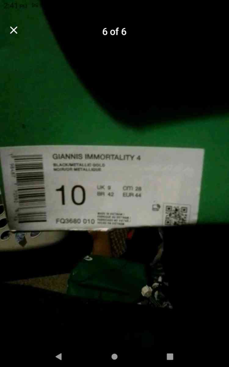 Nike Giannis Immortality 4 Size 10 Men - Weatherford, Texas - FleaMarketBay