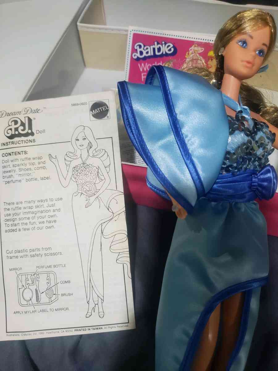 1982 Mattel Barbie Dream Date PJ Plus Xtra Barbie Doll - Shelby, North Carolina - FleaMarketBay