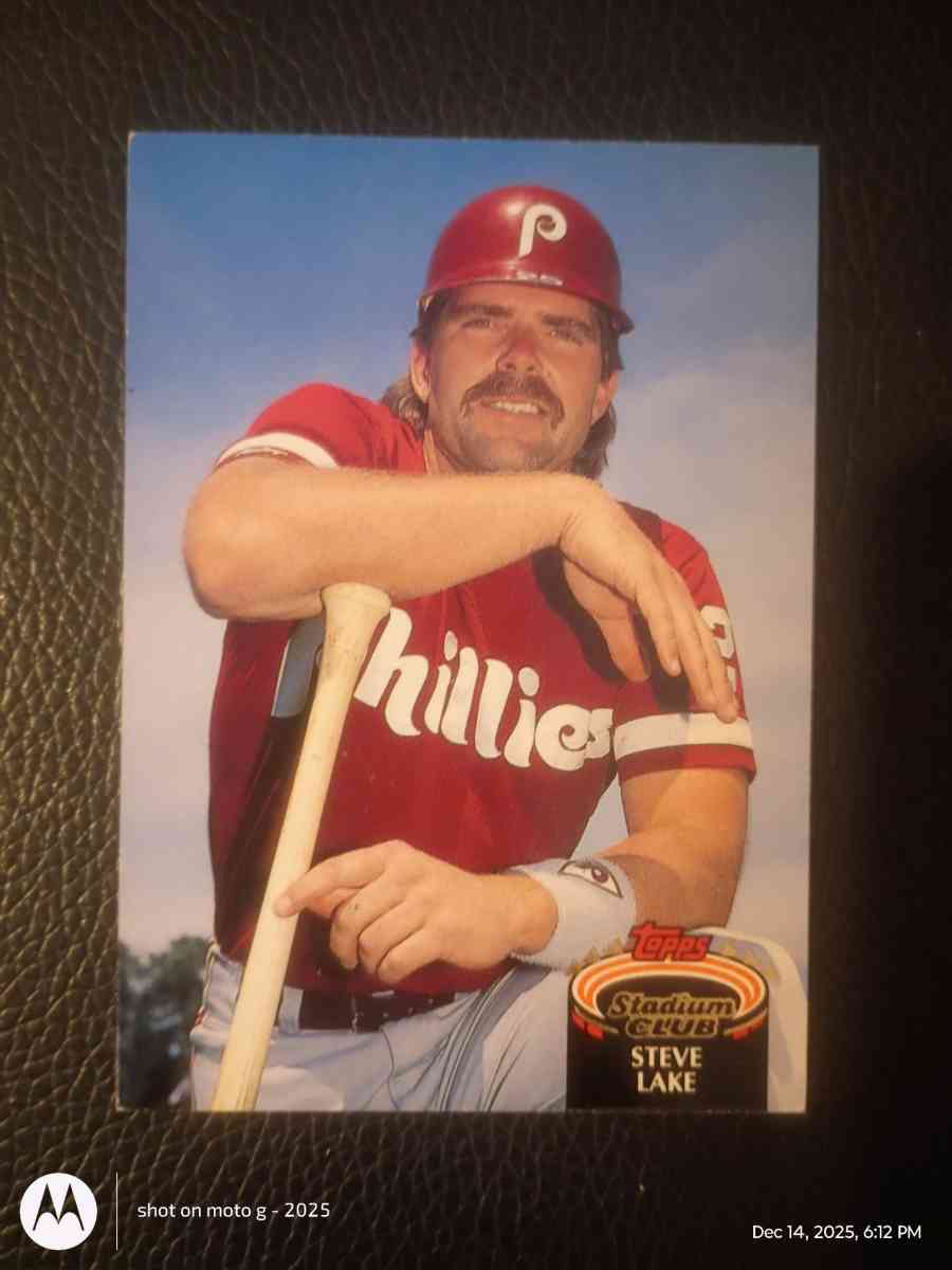 Steve Lake Baseball Card - Saint Landry, Louisiana