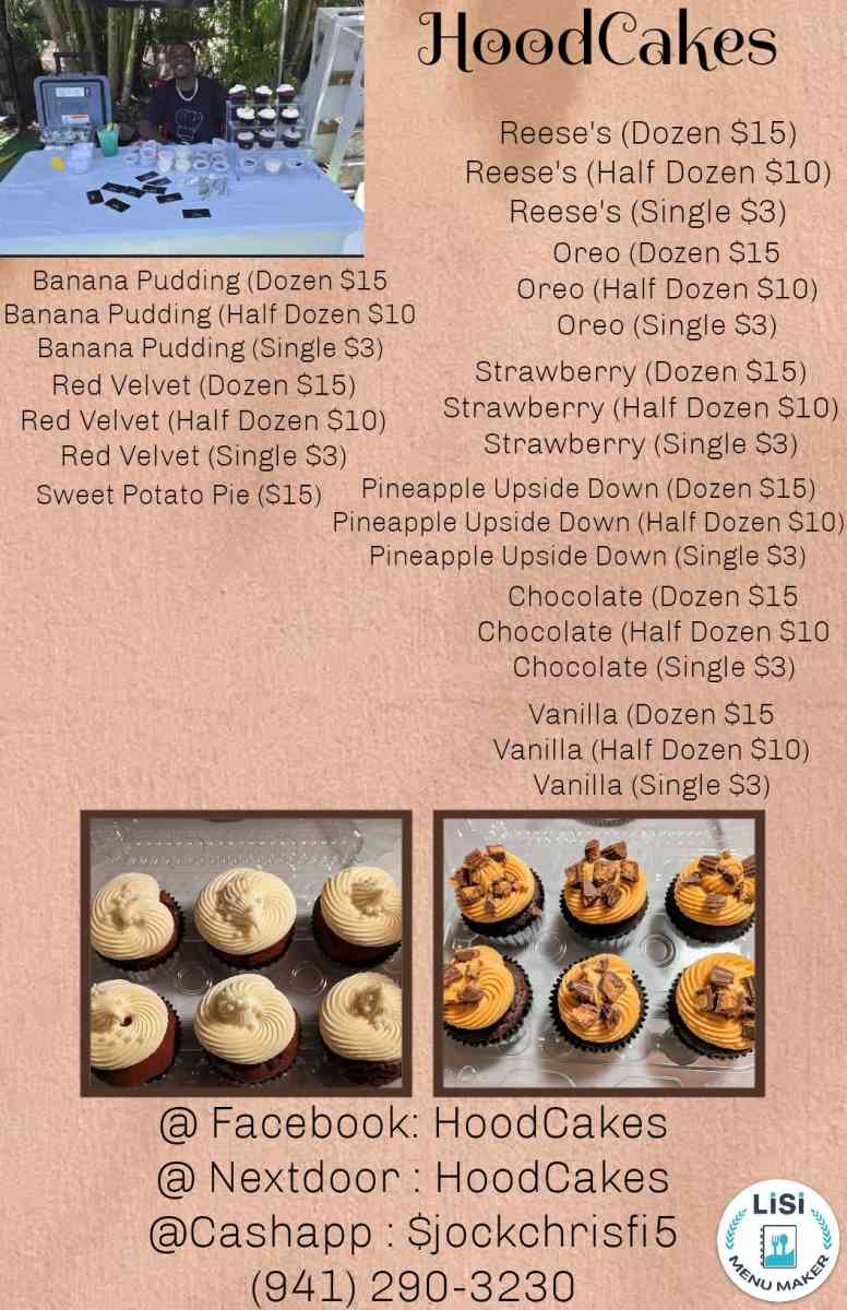 HoodCakes Cupcakes - Bradenton, Florida - FleaMarketBay