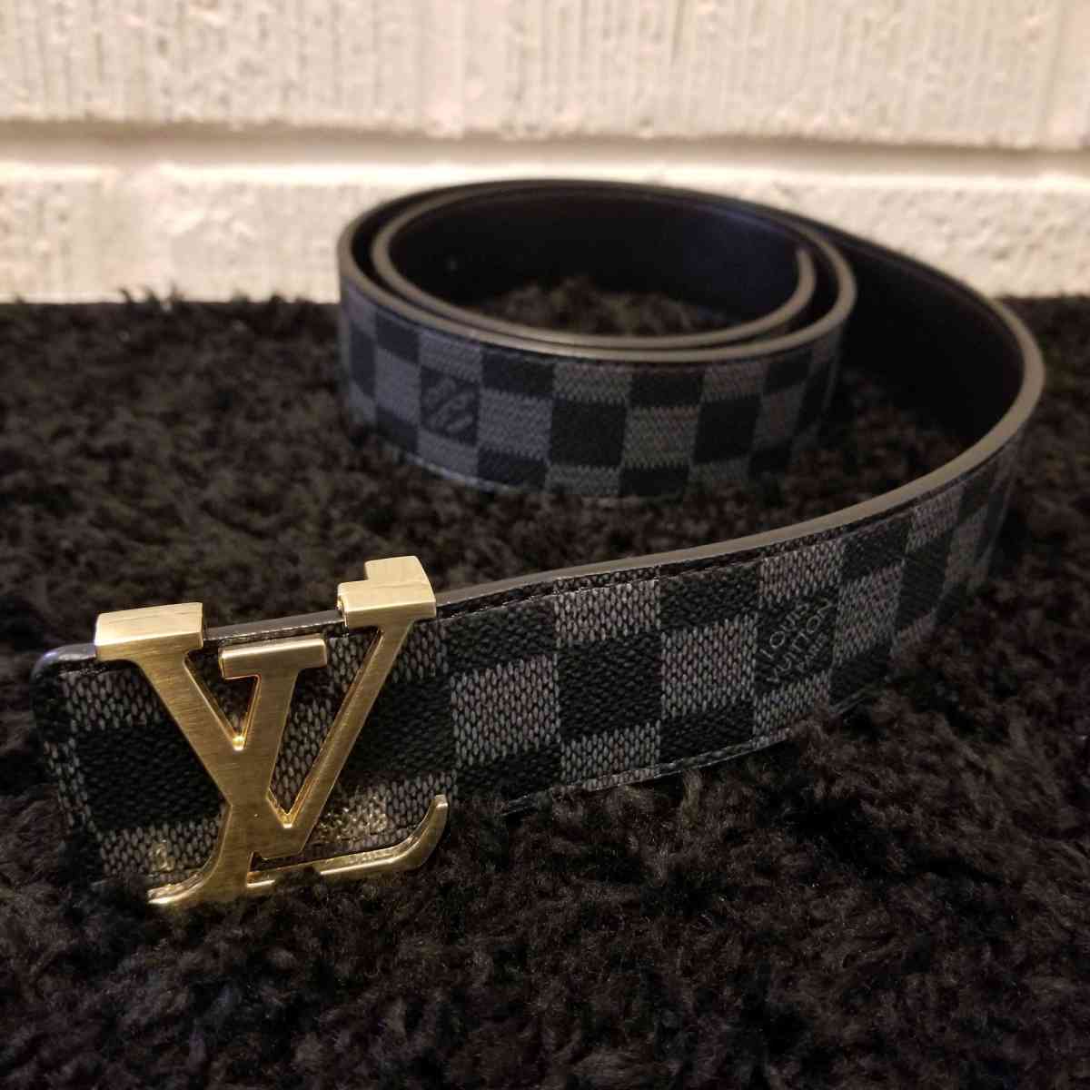 Designer LV Belt Black - La Mesa, California - FleaMarketBay