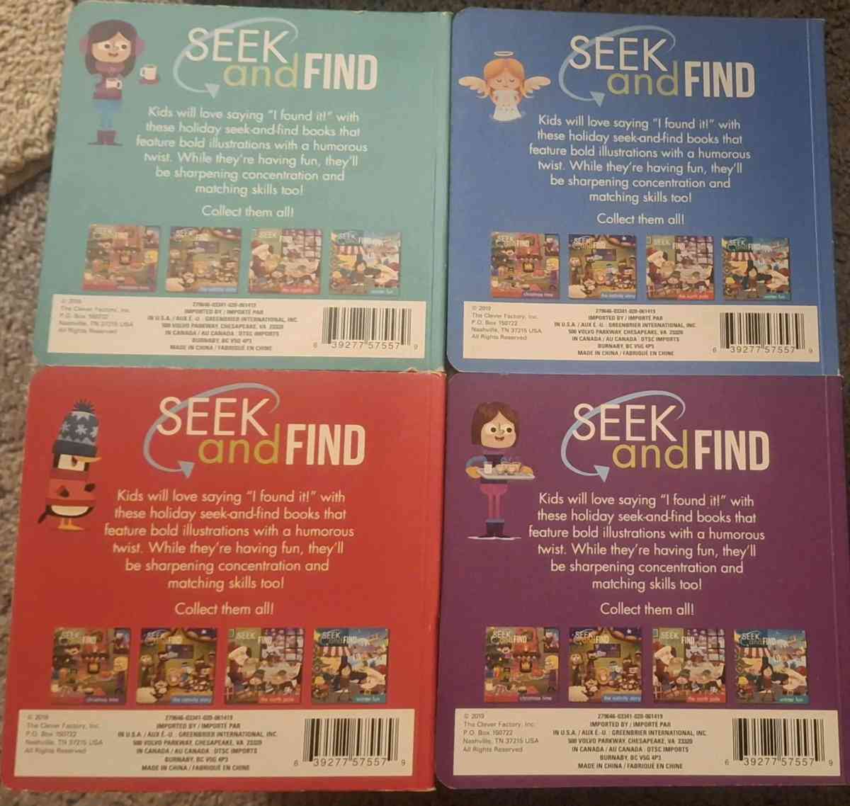 Holiday Seek and Find Activities Book Collection - Camden, New Jersey - FleaMarketBay