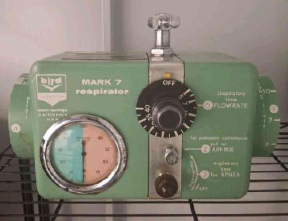 1950s Pneumatic Respirator Ventilator IRON LUNG REPLACEMENT - El Cajon, California