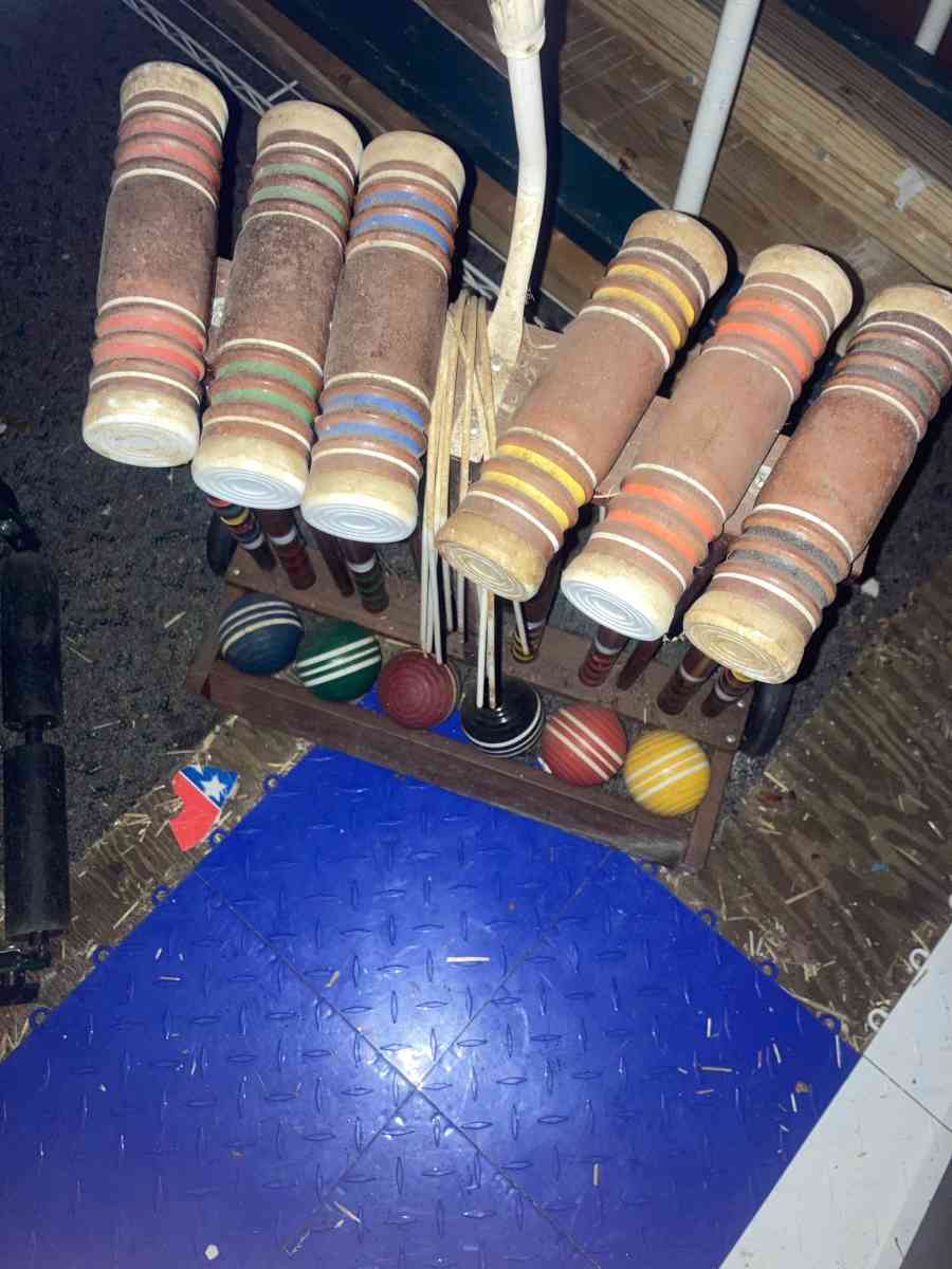 Vintage Croquet Set - Essington, Pennsylvania