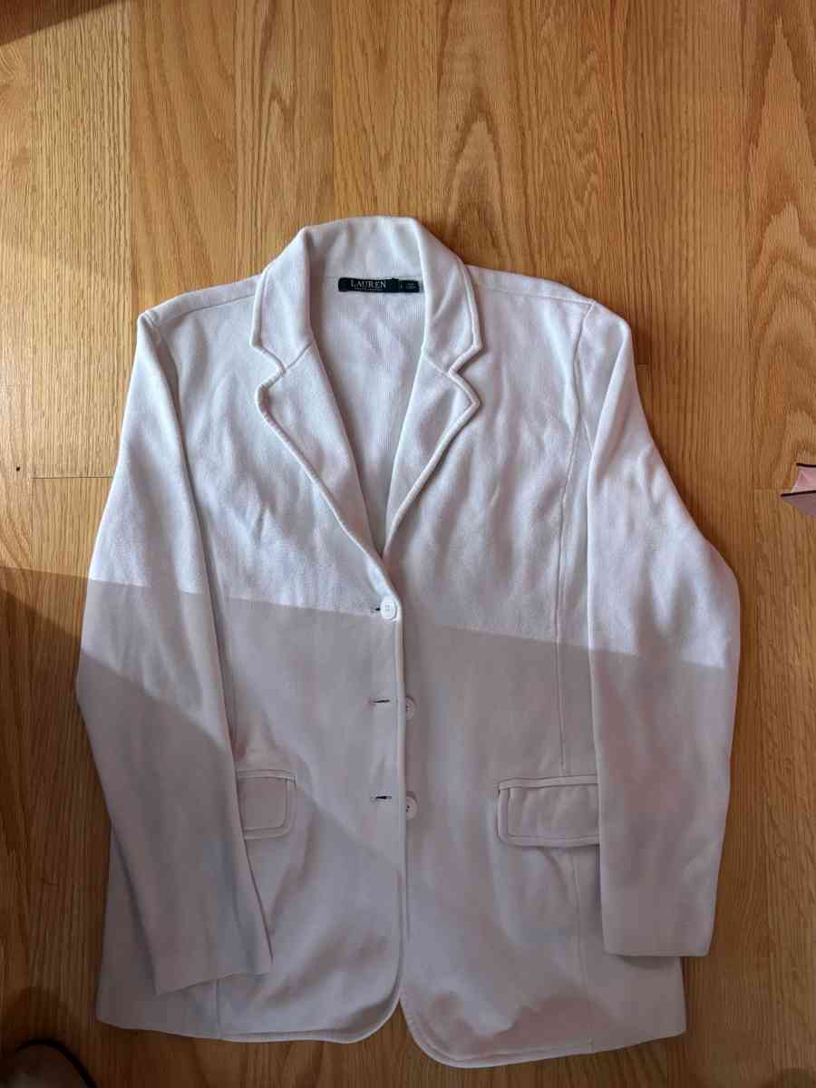 Lauren Ralph White Coat - Fort Collins, Colorado