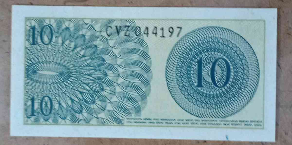 10 Sen Banknote from Indonesia - Grand Rapids, Ohio - FleaMarketBay