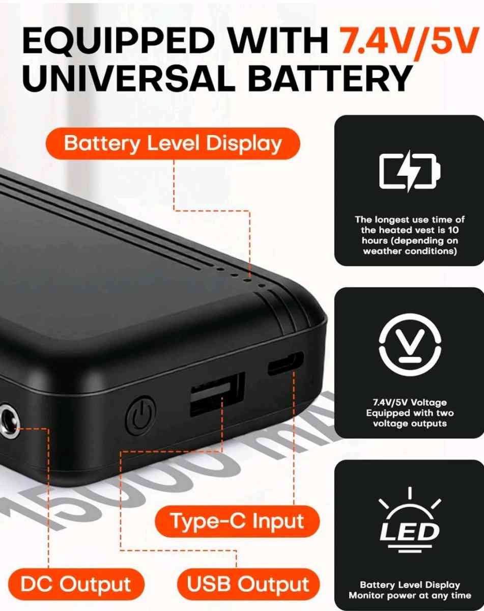 chaleco termico de hombre - Richmond, Texas - FleaMarketBay