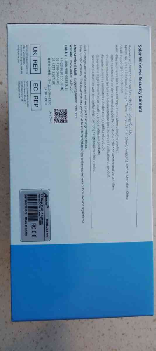 ANRAN Solar Security Cameras Wireless Outdoor - Altamonte Springs, Florida - FleaMarketBay