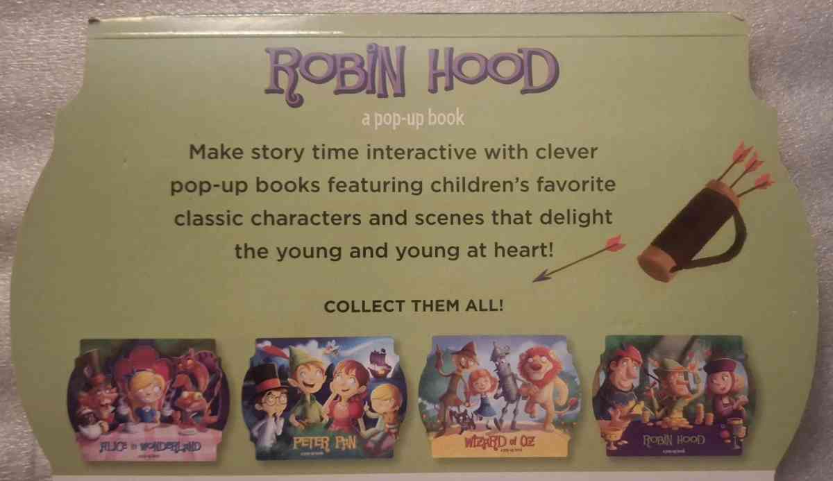 Robin Hood a pop up book - Camden, New Jersey - FleaMarketBay