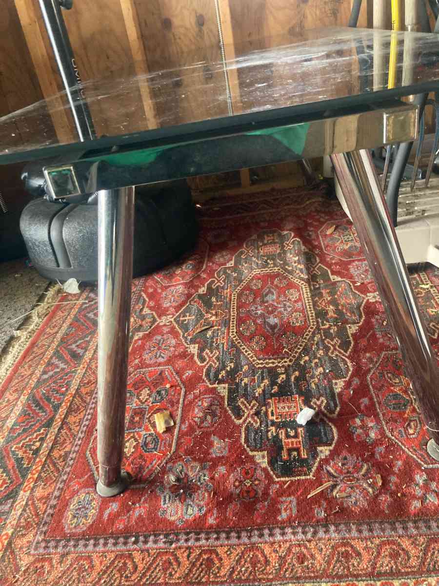 Black Glass Table - Essington, Pennsylvania - FleaMarketBay