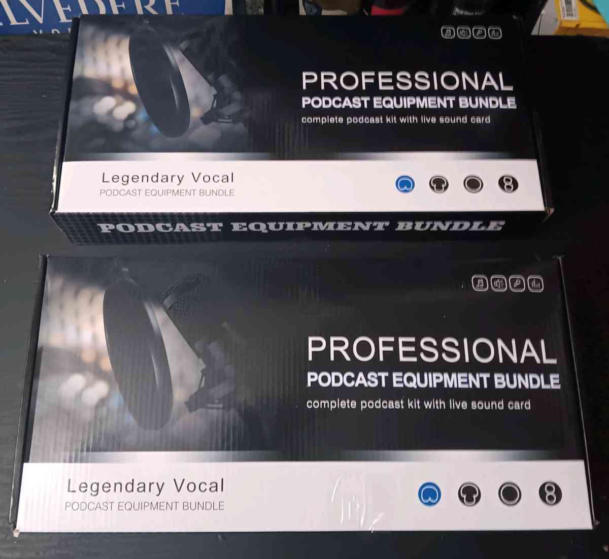 PROFESSIONAL PODCAST EQUIPMENT BUNDLE - Bronx, New York - FleaMarketBay