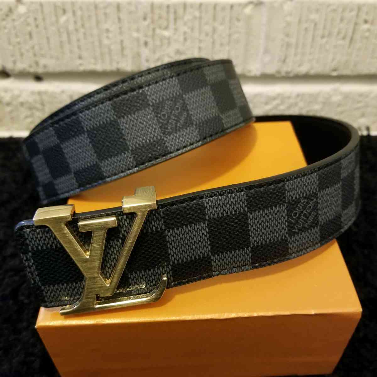 Designer LV Belt Black - La Mesa, California - FleaMarketBay