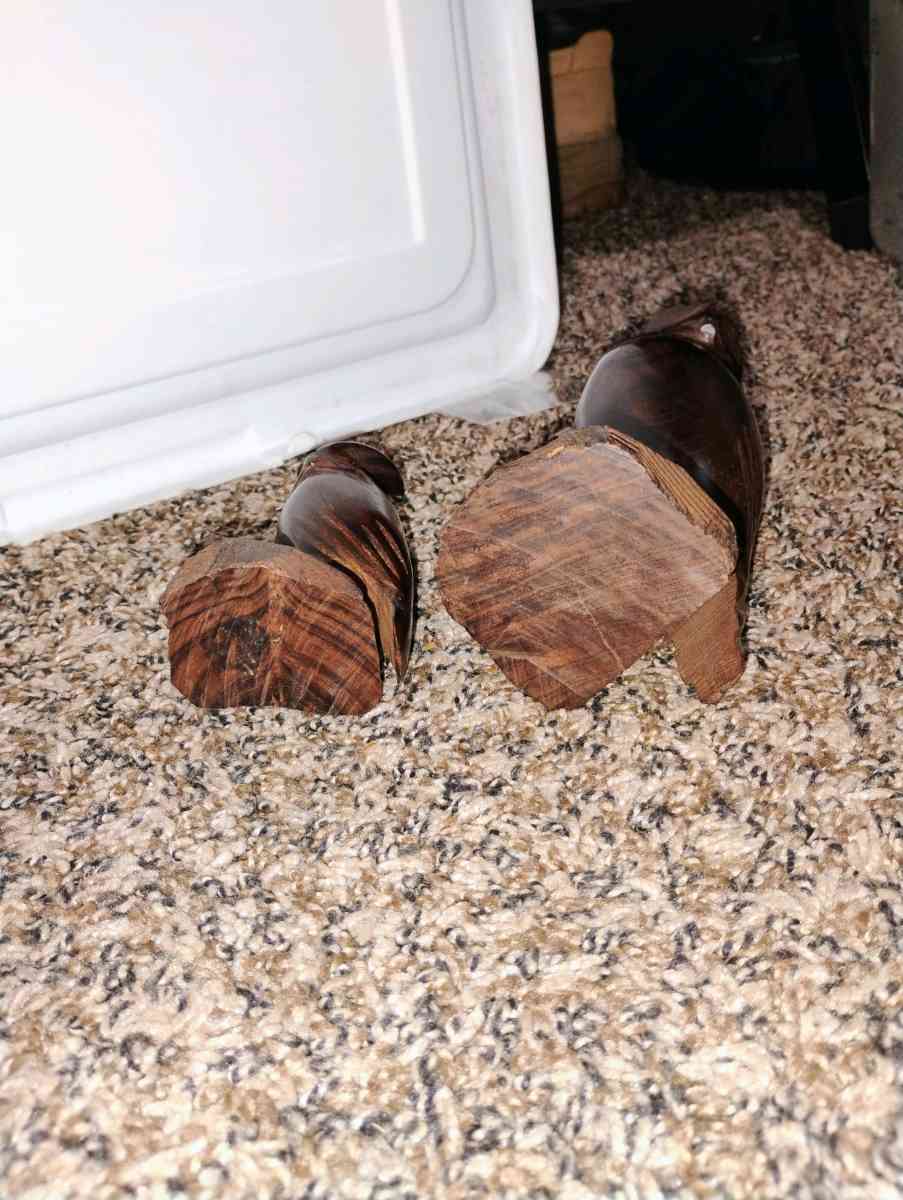 pair of hand carved MCM ironwood owls FROM Mexico - Omaha, Nebraska - FleaMarketBay