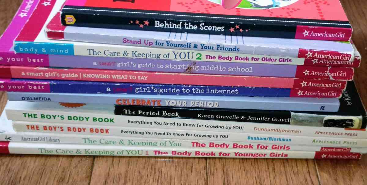 Middle School  Puberty Book Bundle American Girl  More - Philadelphia, Pennsylvania - FleaMarketBay