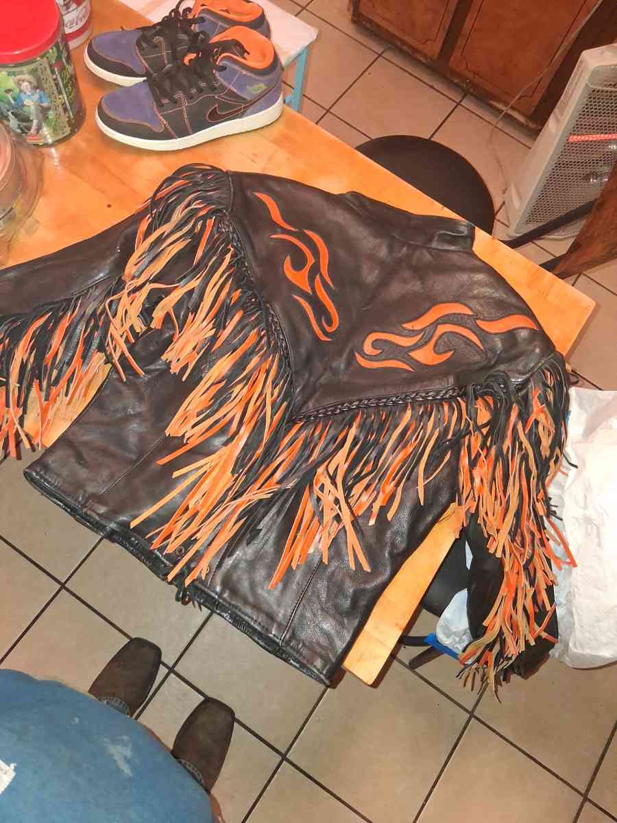 ladies biker jacket and womans jordans - Monroe, Georgia - FleaMarketBay