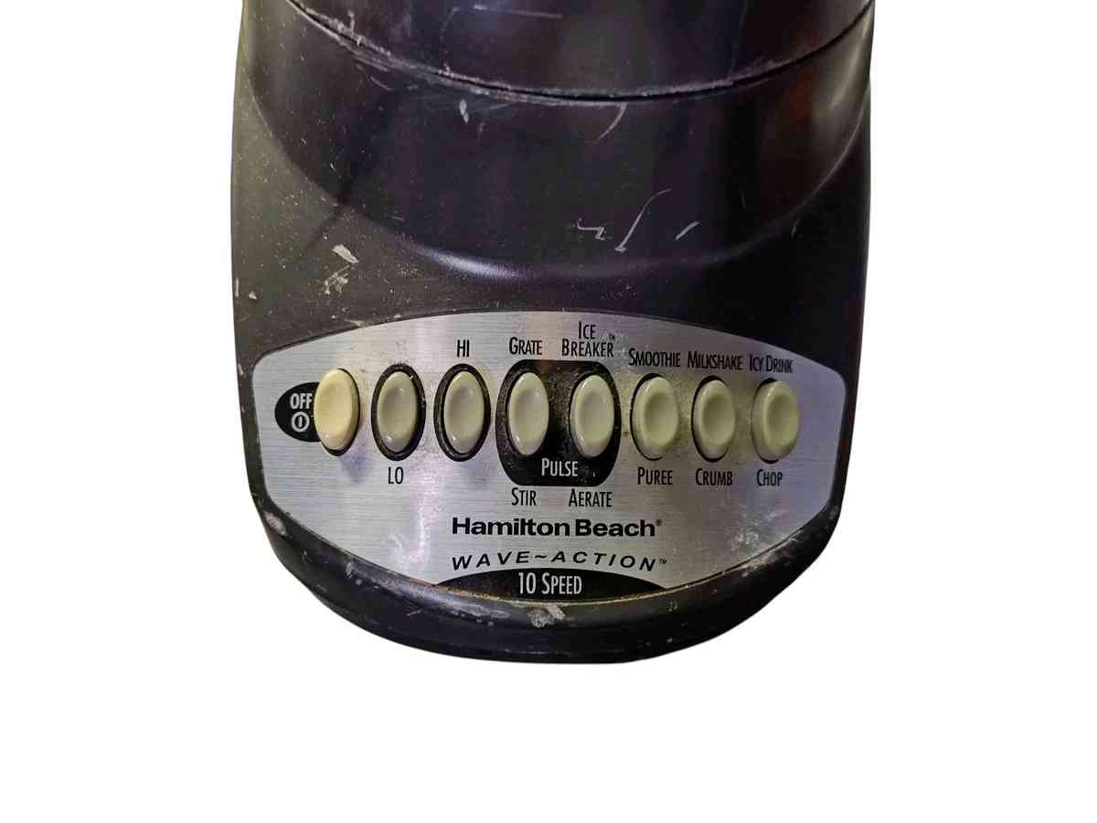 HAMILTON BEACH MODEL 52282 WAVE ACTION BLENDER 12 SPEED 6 CU - Alicia, Arkansas - FleaMarketBay