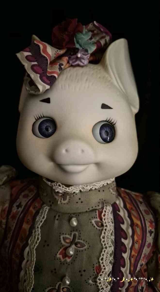 Dolly Dingle Pig Doll Bette Ball Goebel limited edition - Riverside, California - FleaMarketBay