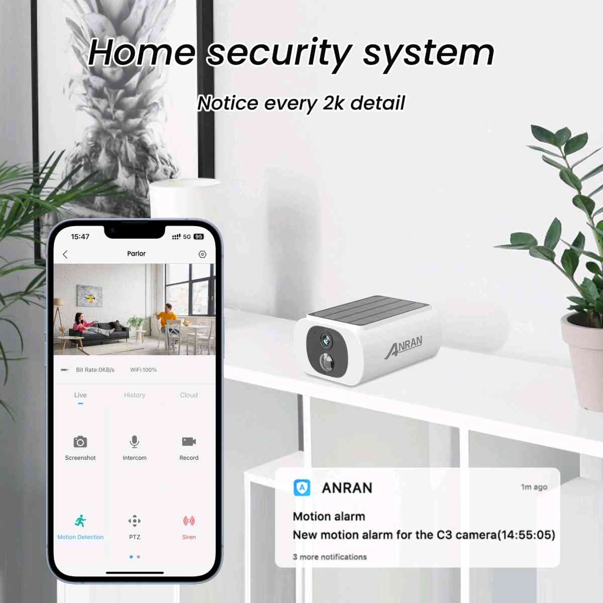 ANRAN Solar Security Cameras Wireless Outdoor - Altamonte Springs, Florida - FleaMarketBay