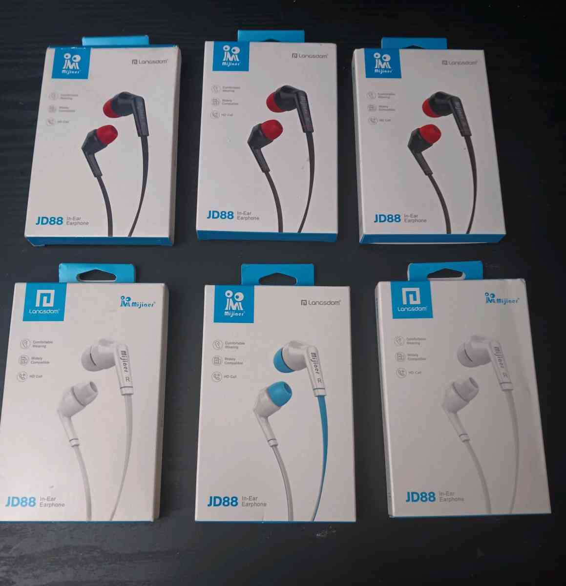 LONGDOM JD88 WIRED AUDIO EARBUDS - Bronx, New York - FleaMarketBay