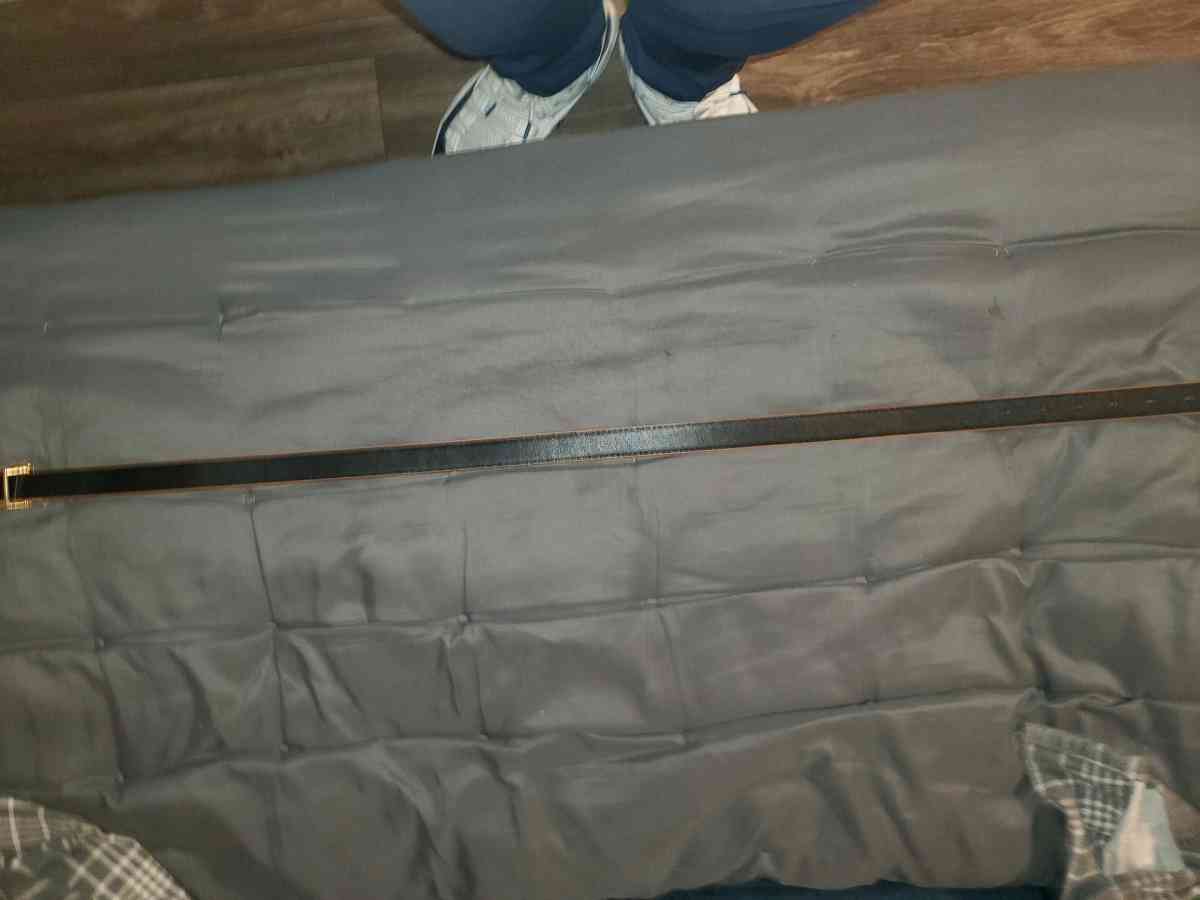 Elegant Brown Leather Montaigne Belt with Silver Accents By - Chester Gap, Virginia - FleaMarketBay