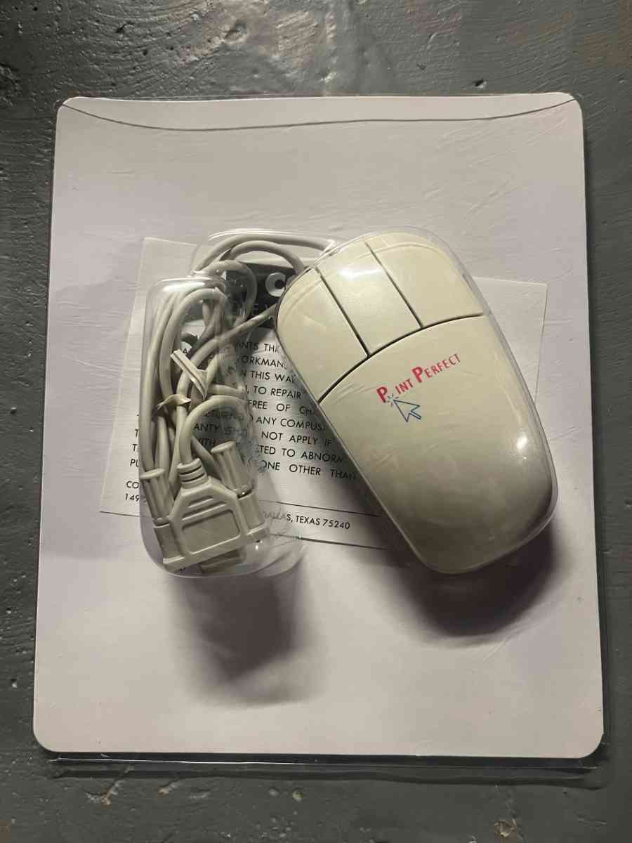 This is an open box 3 Button Serial MouseNever used comes fr - Piscataway, New Jersey - FleaMarketBay