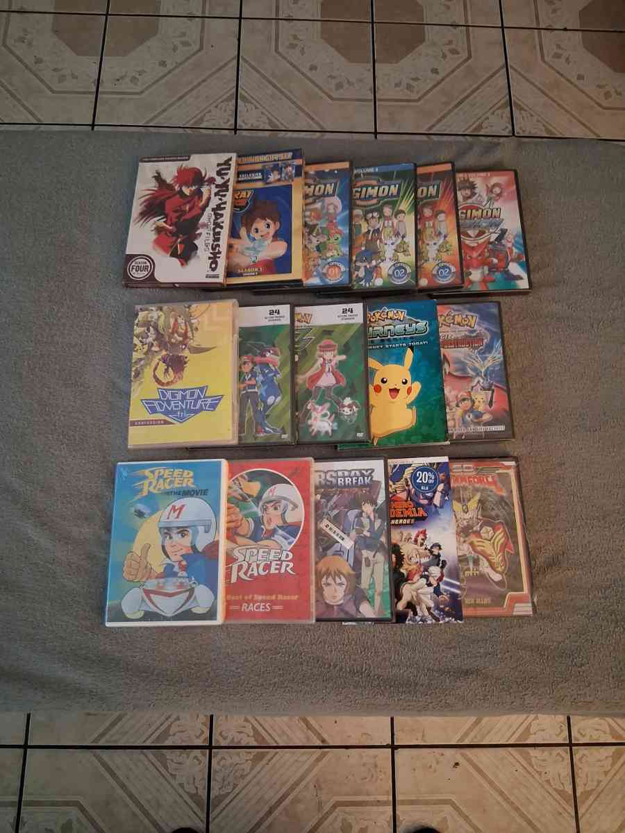 Lot Of 16 Anime English Dub DVDs - North Hollywood, California