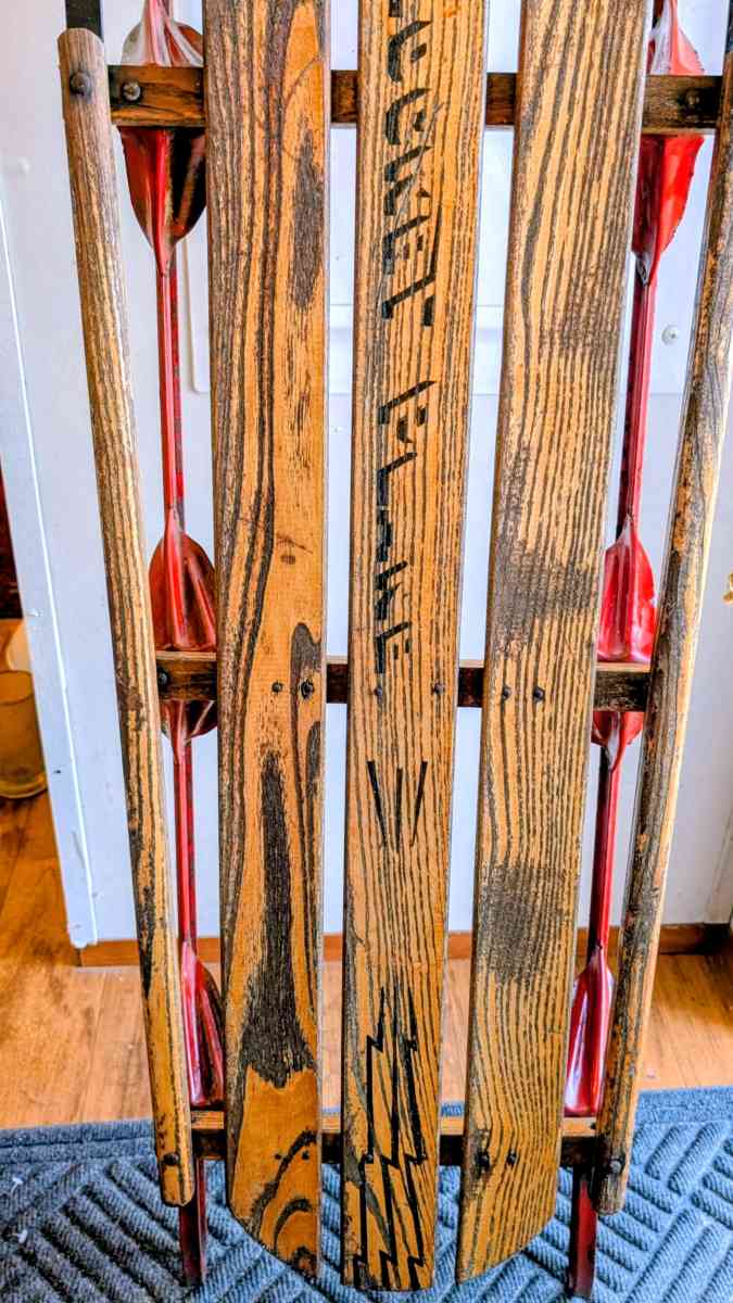 Vintage Snow sled collectors antique Winter decor - Asheboro, North Carolina