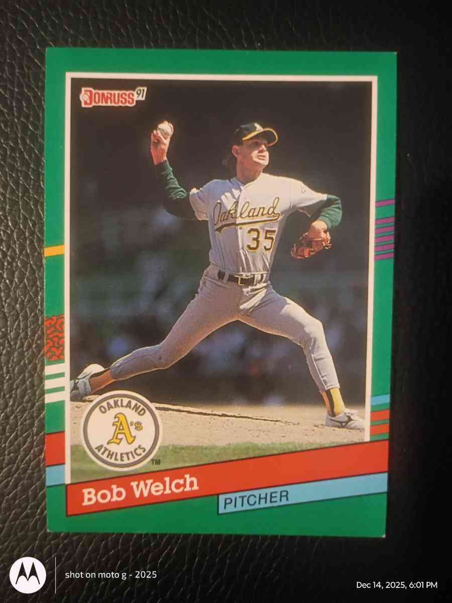 Bob Welch Baseball Card - Saint Landry, Louisiana