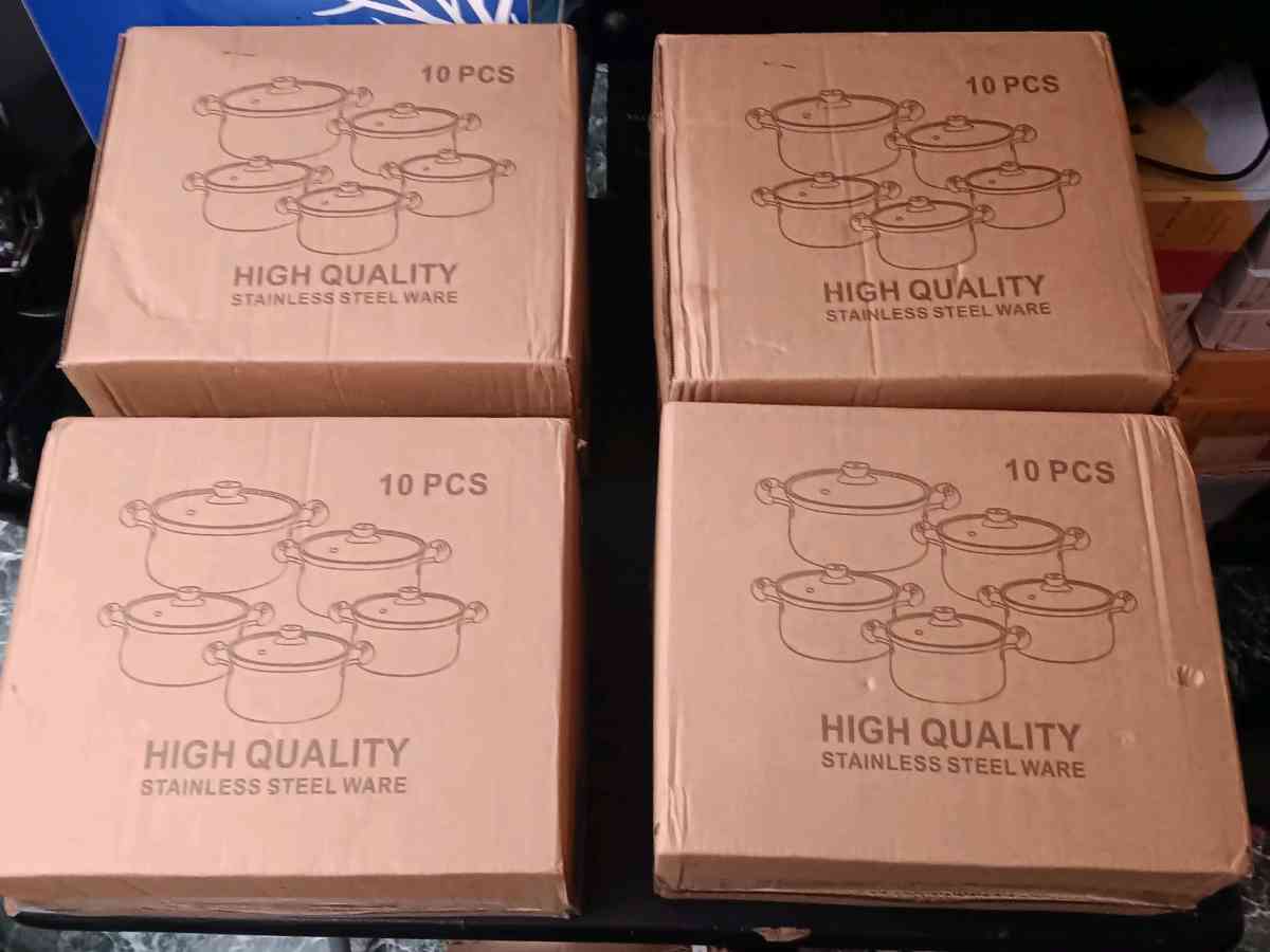 10PC HIGH QUALITY COOKING POT SET - Bronx, New York - FleaMarketBay