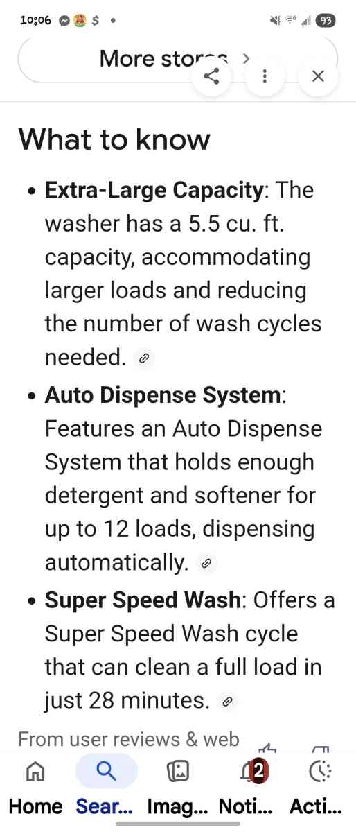 Samsung front load washer - Dunkirk, New York - FleaMarketBay