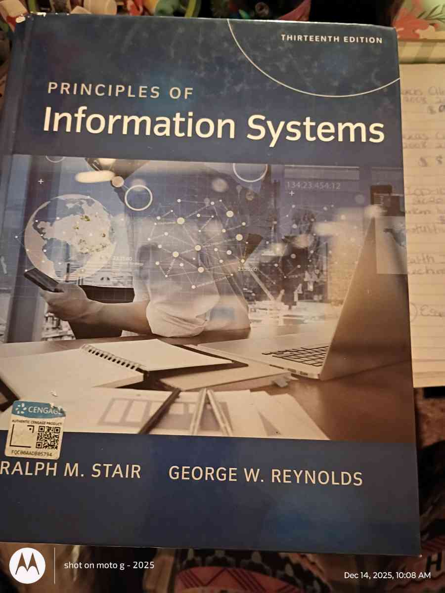 Principles of information systems Book - Saint Landry, Louisiana