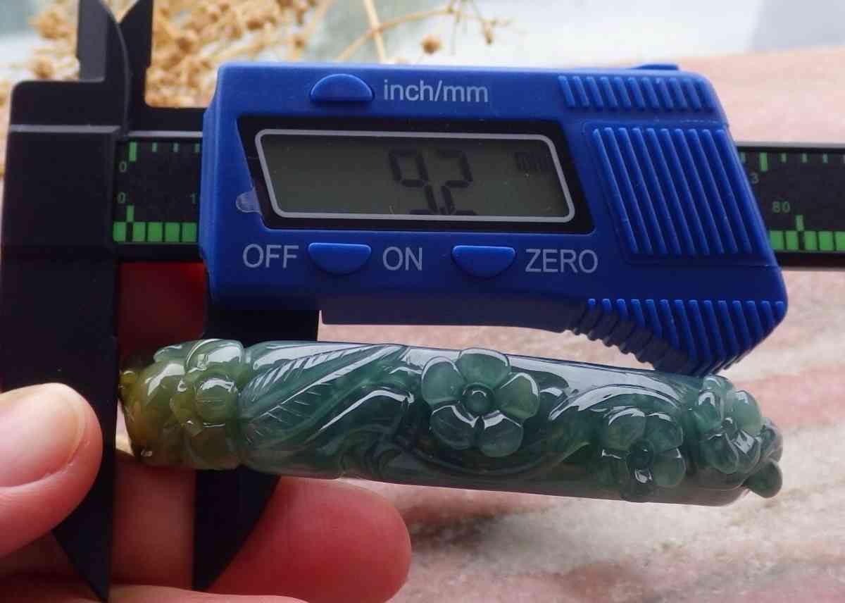 Certificate Jadeite Deer jade Burmese  Bangle 61mm 7inches - Pasadena, California - FleaMarketBay