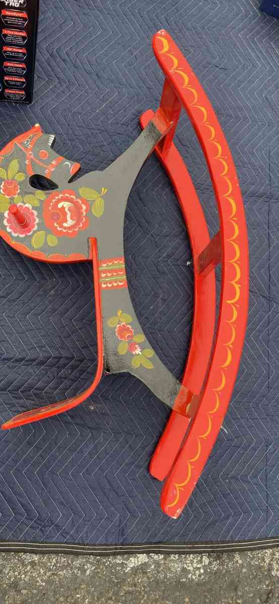 toddler wooden rocking horse - Adelanto, California - FleaMarketBay