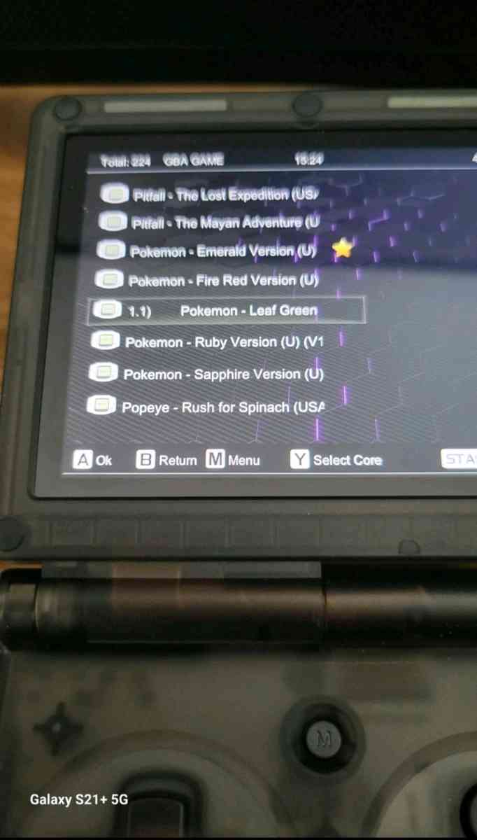 NEW Gameboy Advanced SP anbernic Clear Black - Kingsport, Tennessee - FleaMarketBay