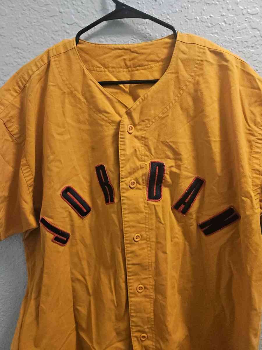 Vtg Air Jordan Baseball Jersey - Tulsa, Oklahoma - FleaMarketBay