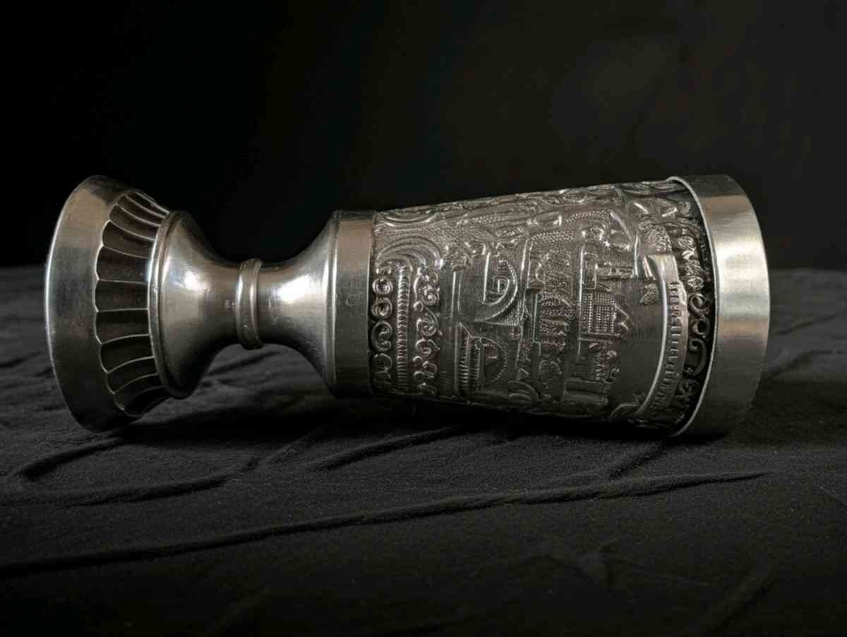 Vintage Zen Becker Pewter Goblet Made in Germany - Grand Rapids, Ohio - FleaMarketBay