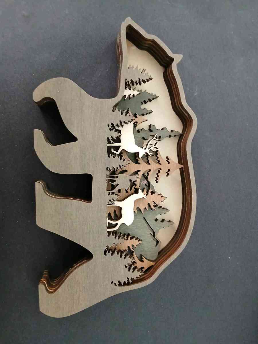 Wood Bear Carving - Banning, California