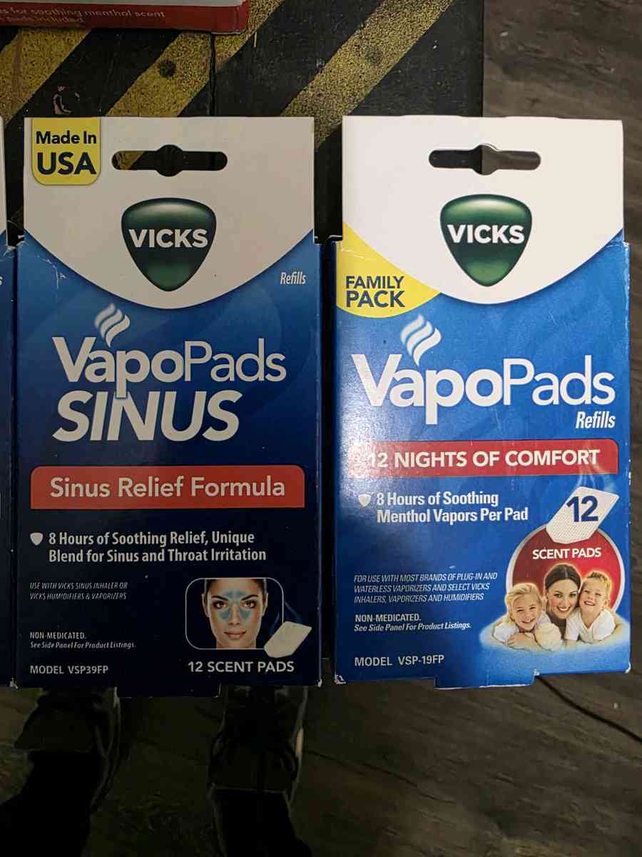 Vicks Sinus Inhaler with 4 boxes of Vapor Pads - Bernalillo, New Mexico - FleaMarketBay