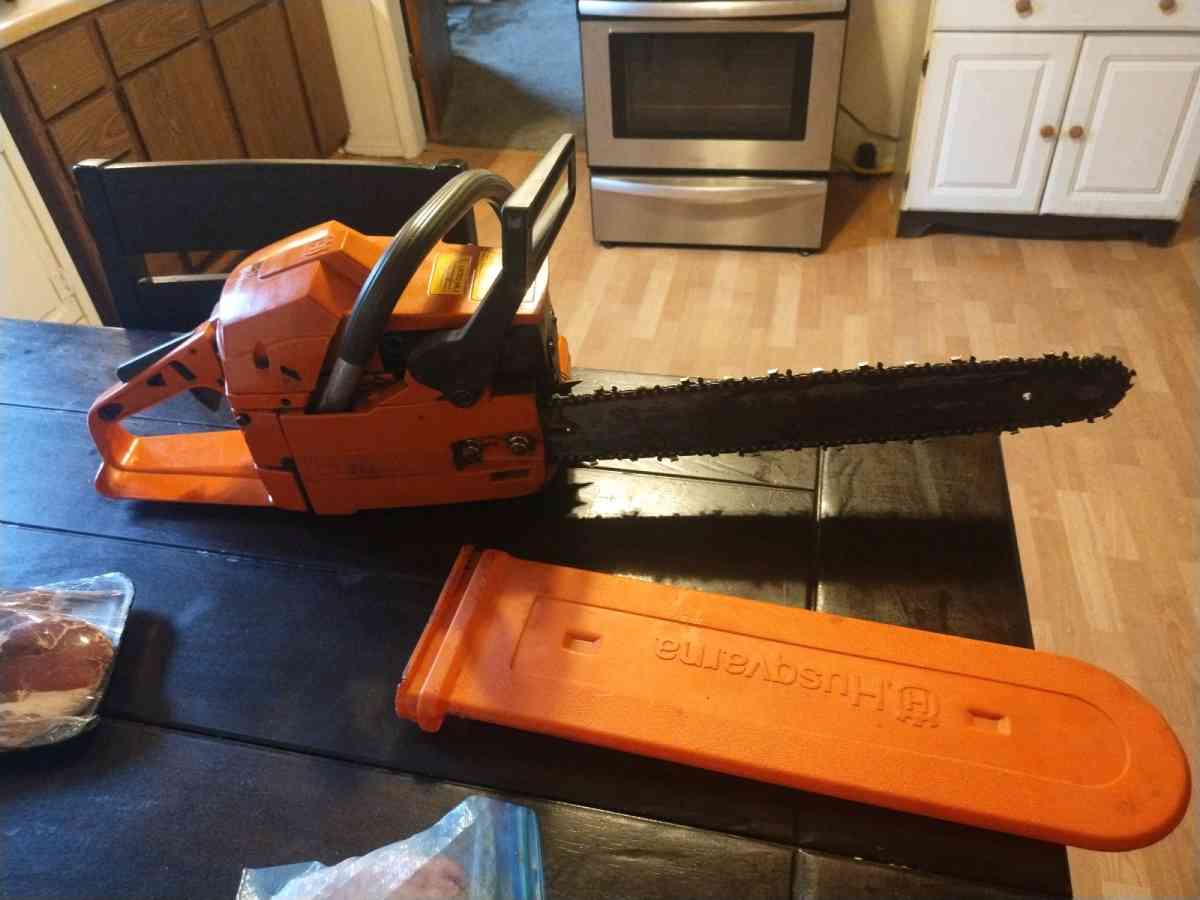 Husqvarna 18in chainsaw - Collinsville, Illinois - FleaMarketBay