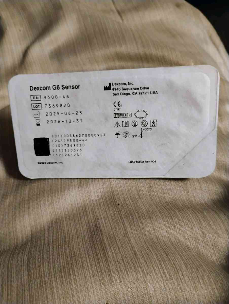 G6 sensors Dexcom for diabetes - Chandler, Arizona - FleaMarketBay