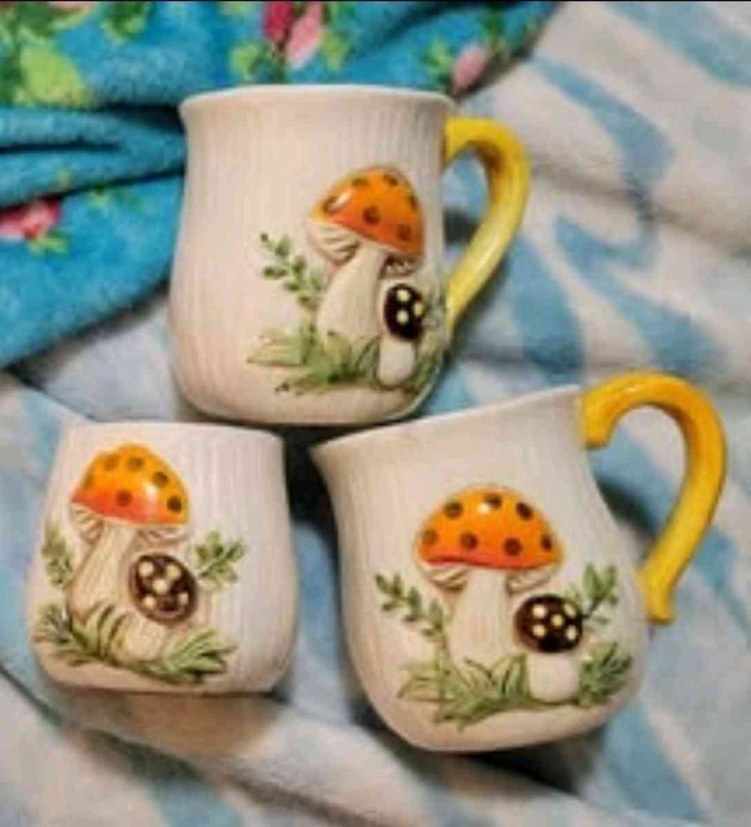 Vintage Merry Mushroom Drinkware - Rockford, Illinois
