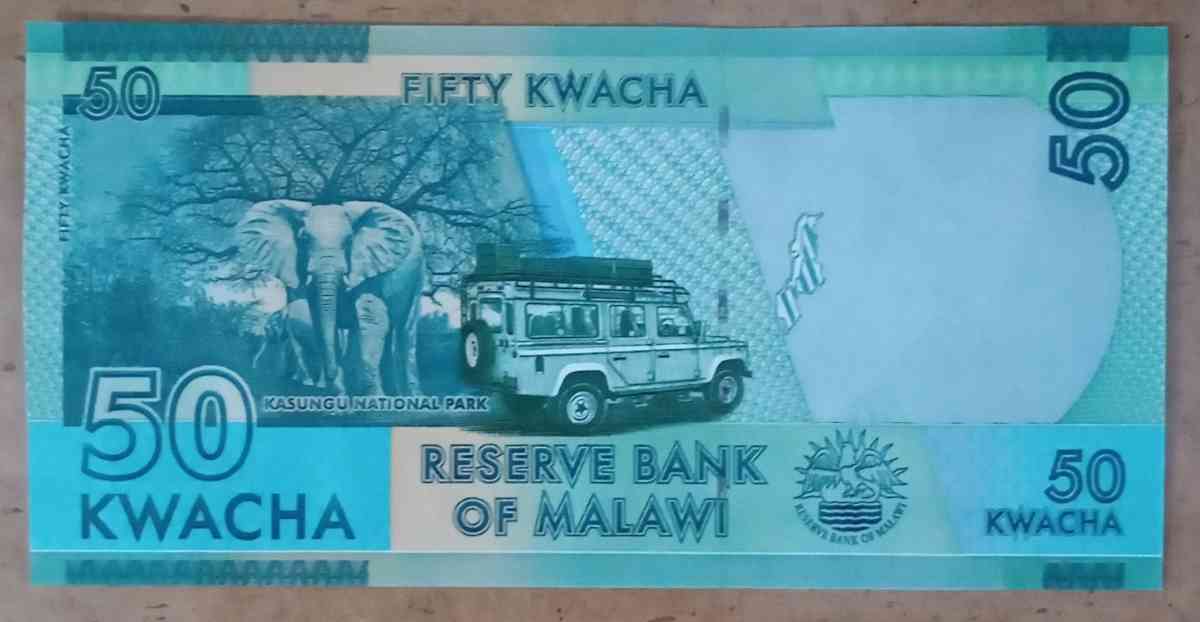 50 Malawain Kwacha Banknote - Grand Rapids, Ohio - FleaMarketBay
