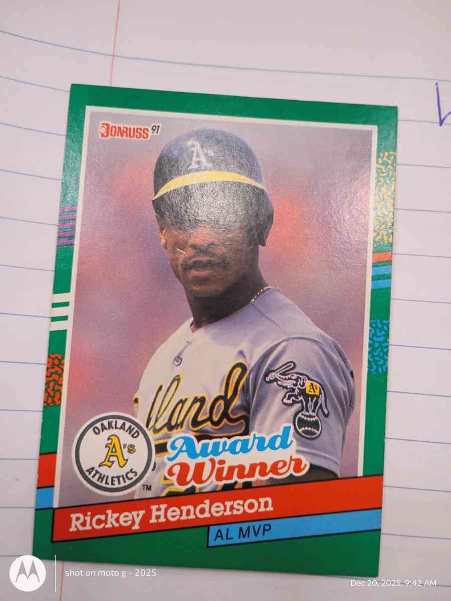 Ricky Henderson card 648 - Saint Landry, Louisiana
