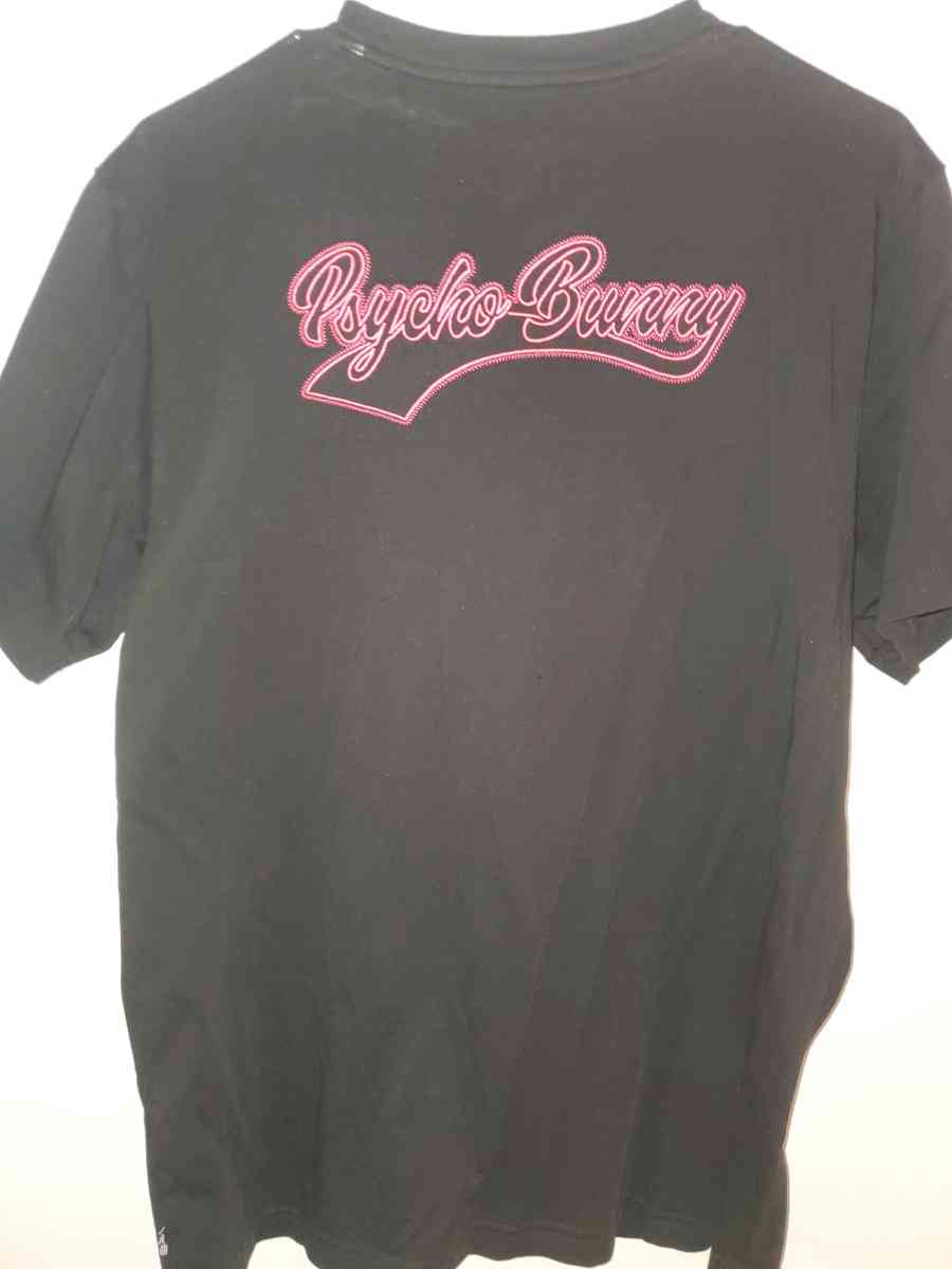 Psycho Bunny Black TShirt - Chester Gap, Virginia - FleaMarketBay