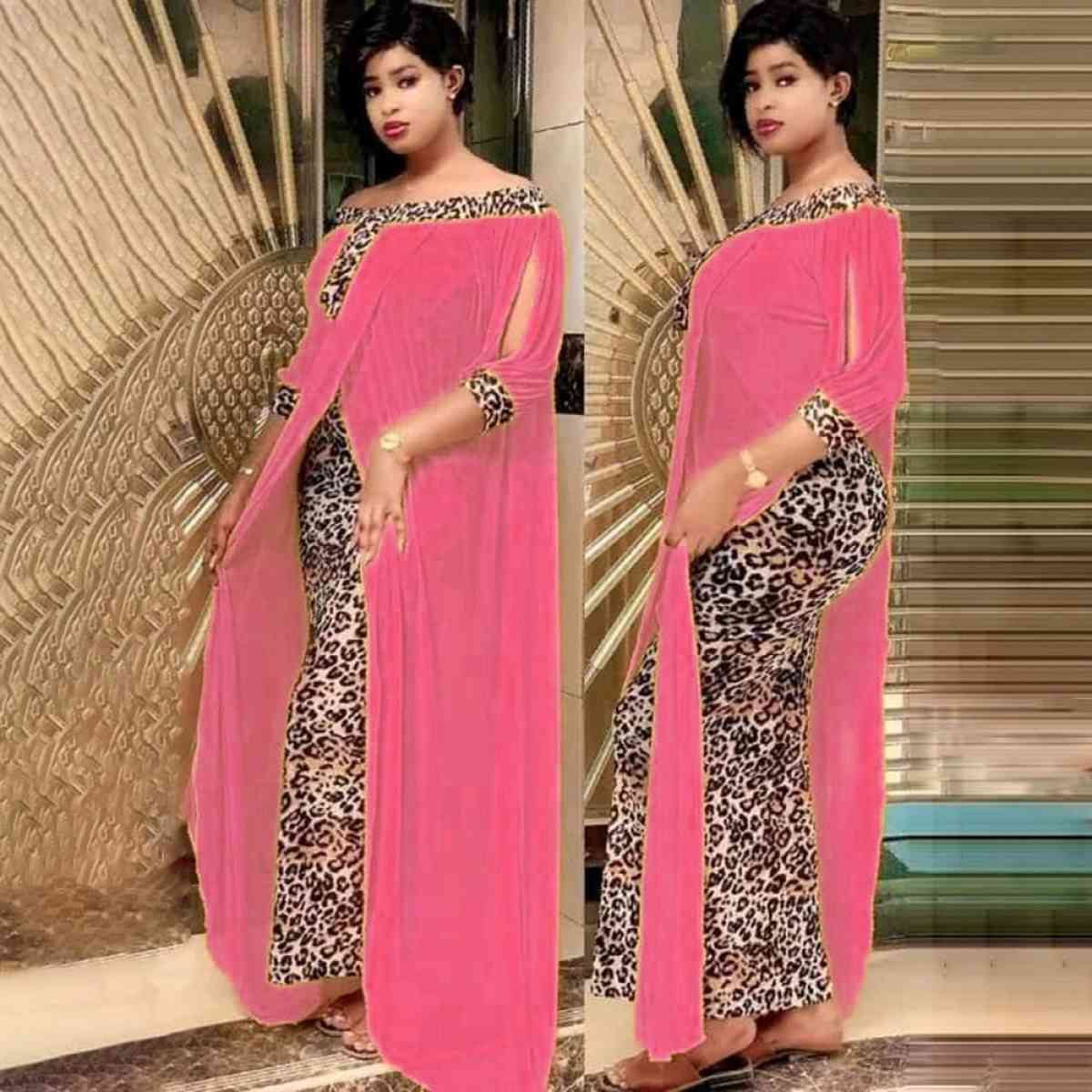 Sexy leopard printed Dashiki African Maxi Women Dress - Boynton Beach, Florida - FleaMarketBay